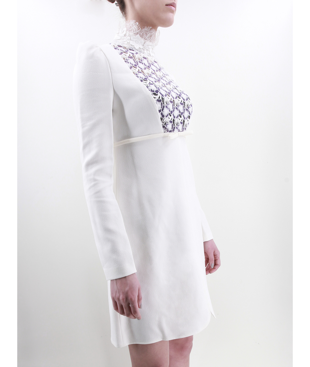 GIAMBATTISTA VALLI Белое хлопковое повседневное платье, фото 2