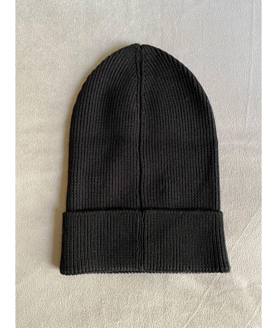 DSQUARED2 Черная шерстяная шапка, фото 3