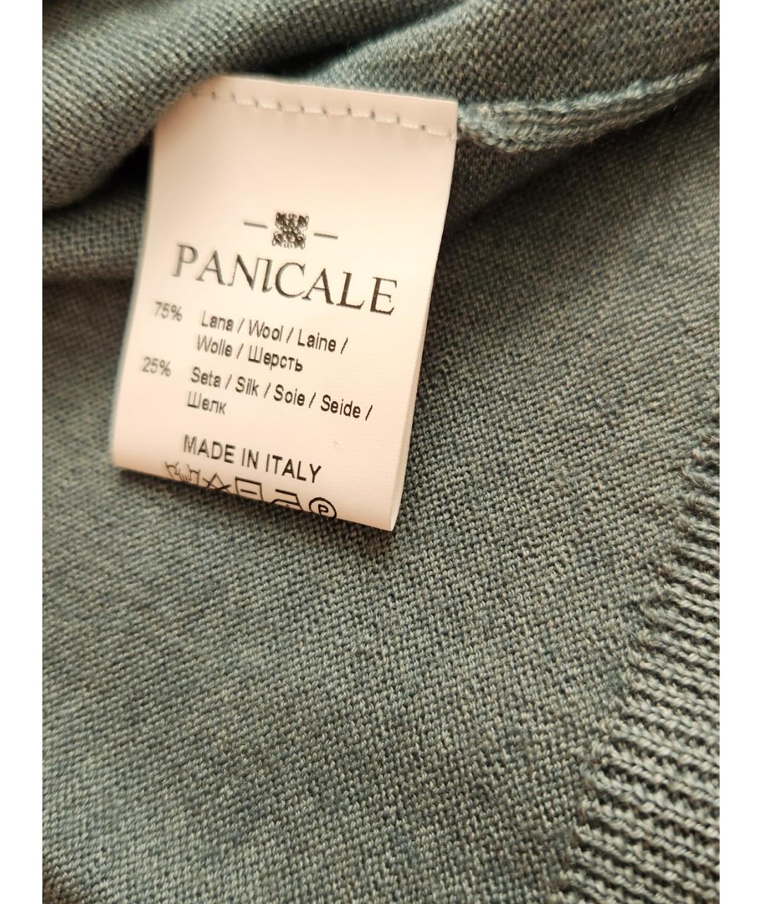 PANICALE Зеленый шерстяной джемпер / свитер, фото 4