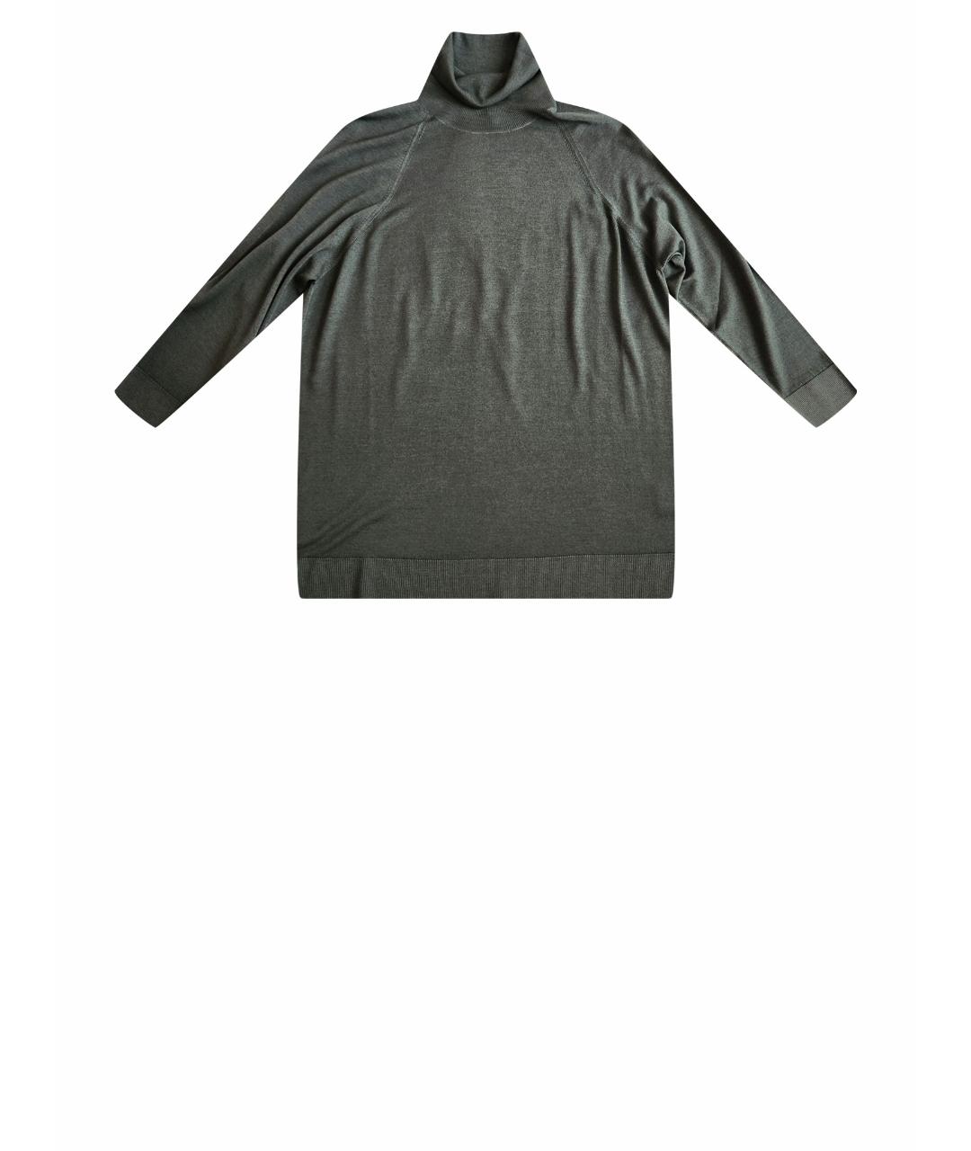 PANICALE Зеленый шерстяной джемпер / свитер, фото 1