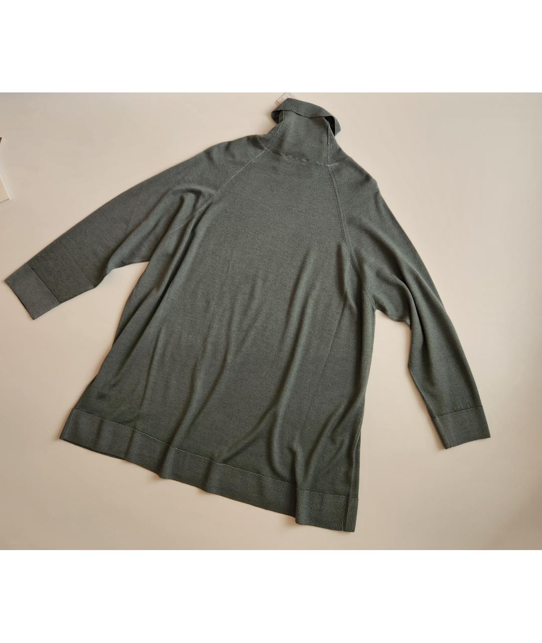 PANICALE Зеленый шерстяной джемпер / свитер, фото 2