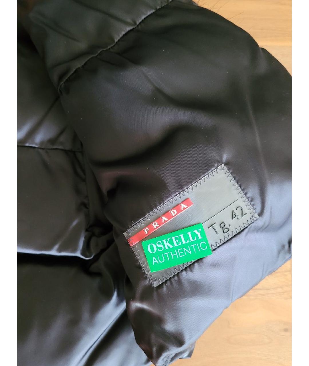 PRADA Черный ацетатный жакет/пиджак, фото 2
