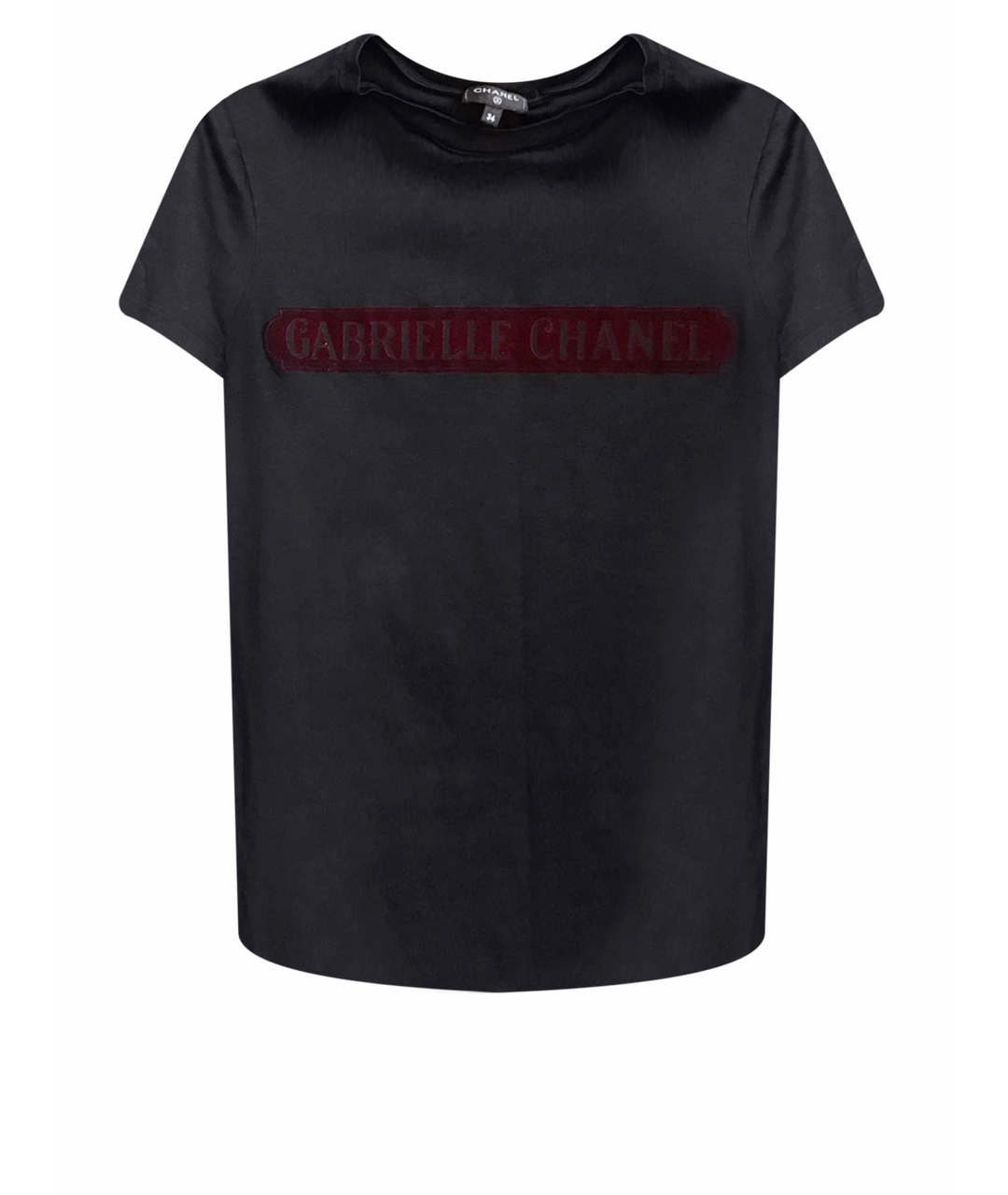 CHANEL PRE-OWNED Черная хлопковая футболка, фото 1