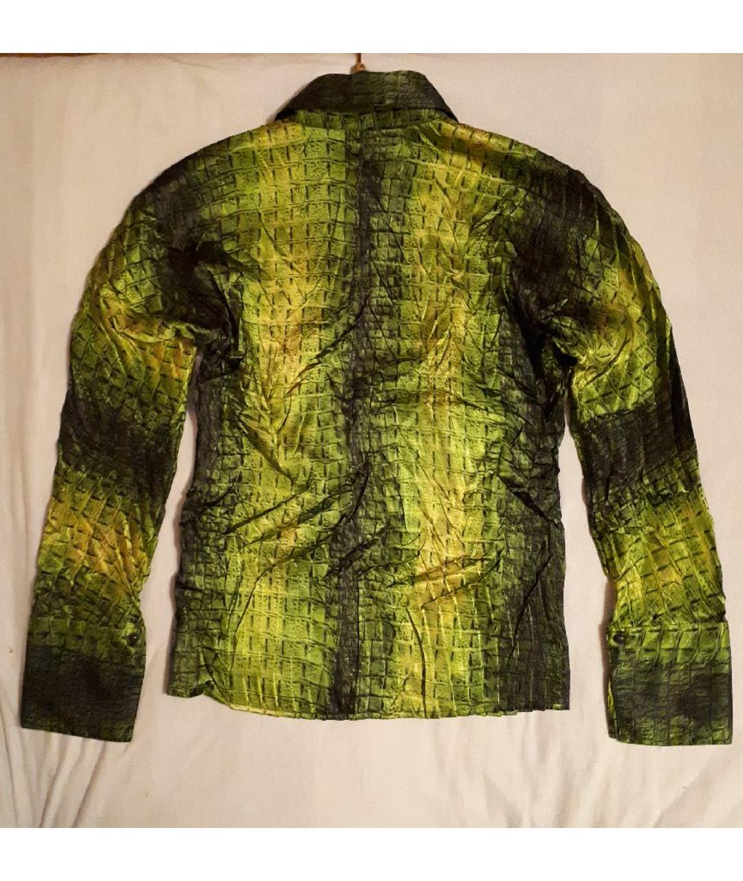 ANGELO MARANI Зеленая полиэстеровая рубашка, фото 2