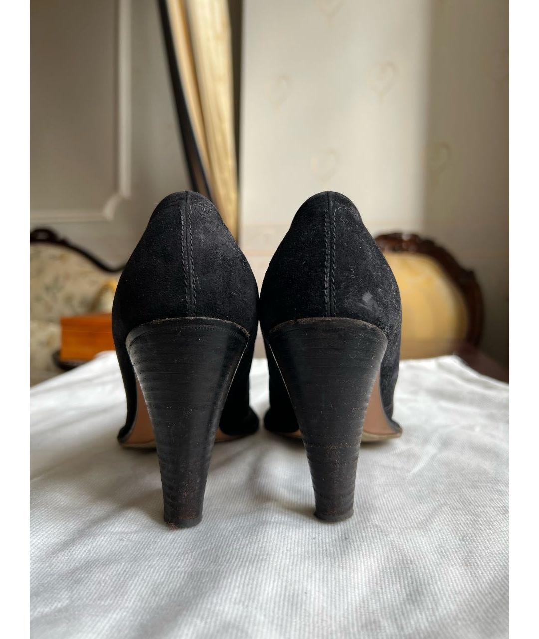 BALLY Черные замшевые туфли, фото 6