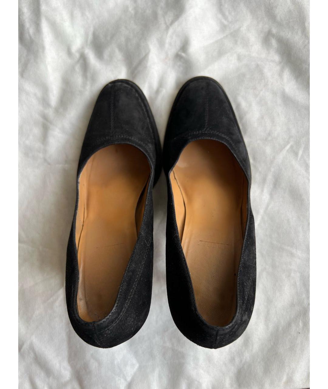 BALLY Черные замшевые туфли, фото 5