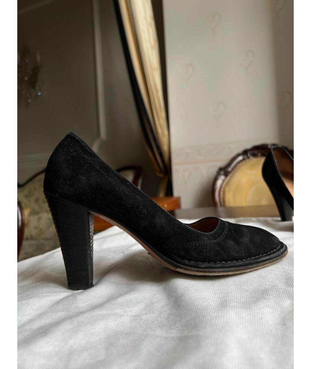 BALLY Черные замшевые туфли, фото 9