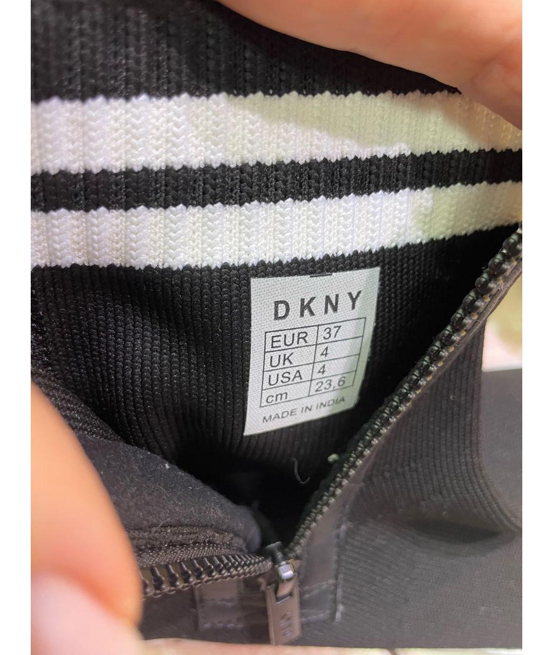 DKNY Черные текстильные ботинки, фото 4