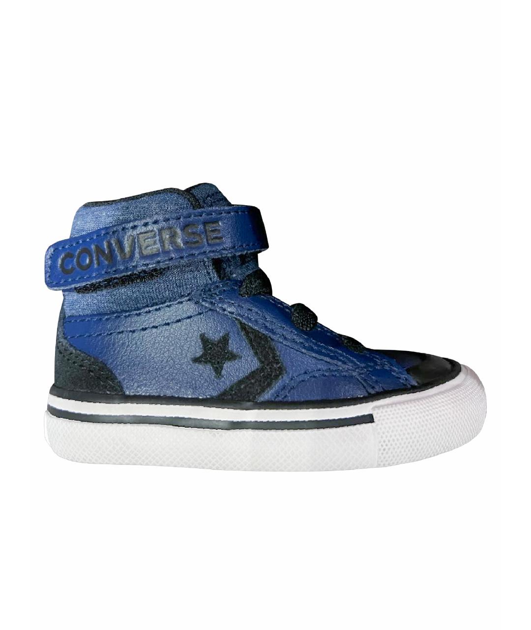 CONVERSE Синие кожаные кеды, фото 1