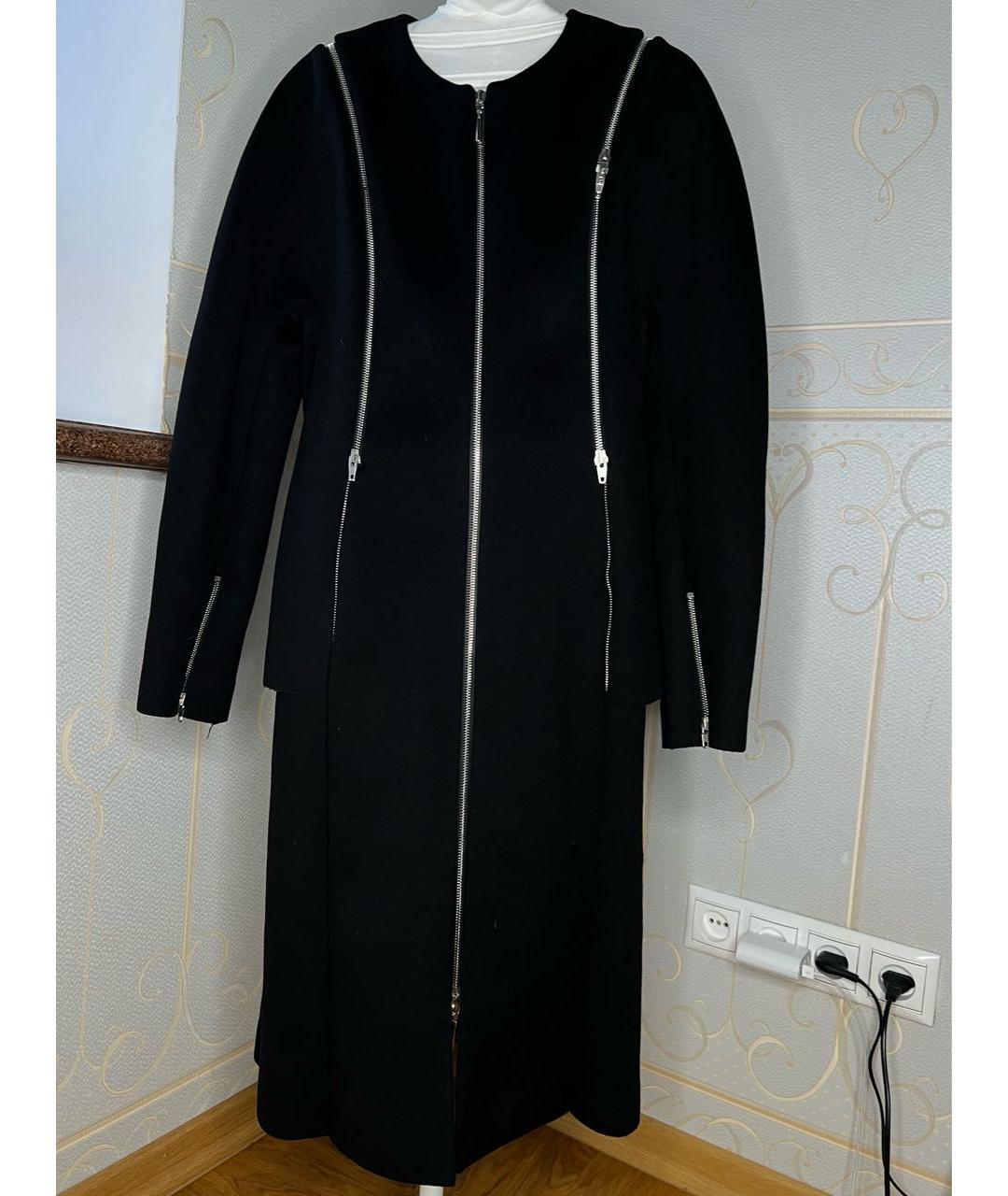 CELINE Черное шерстяное пальто, фото 7