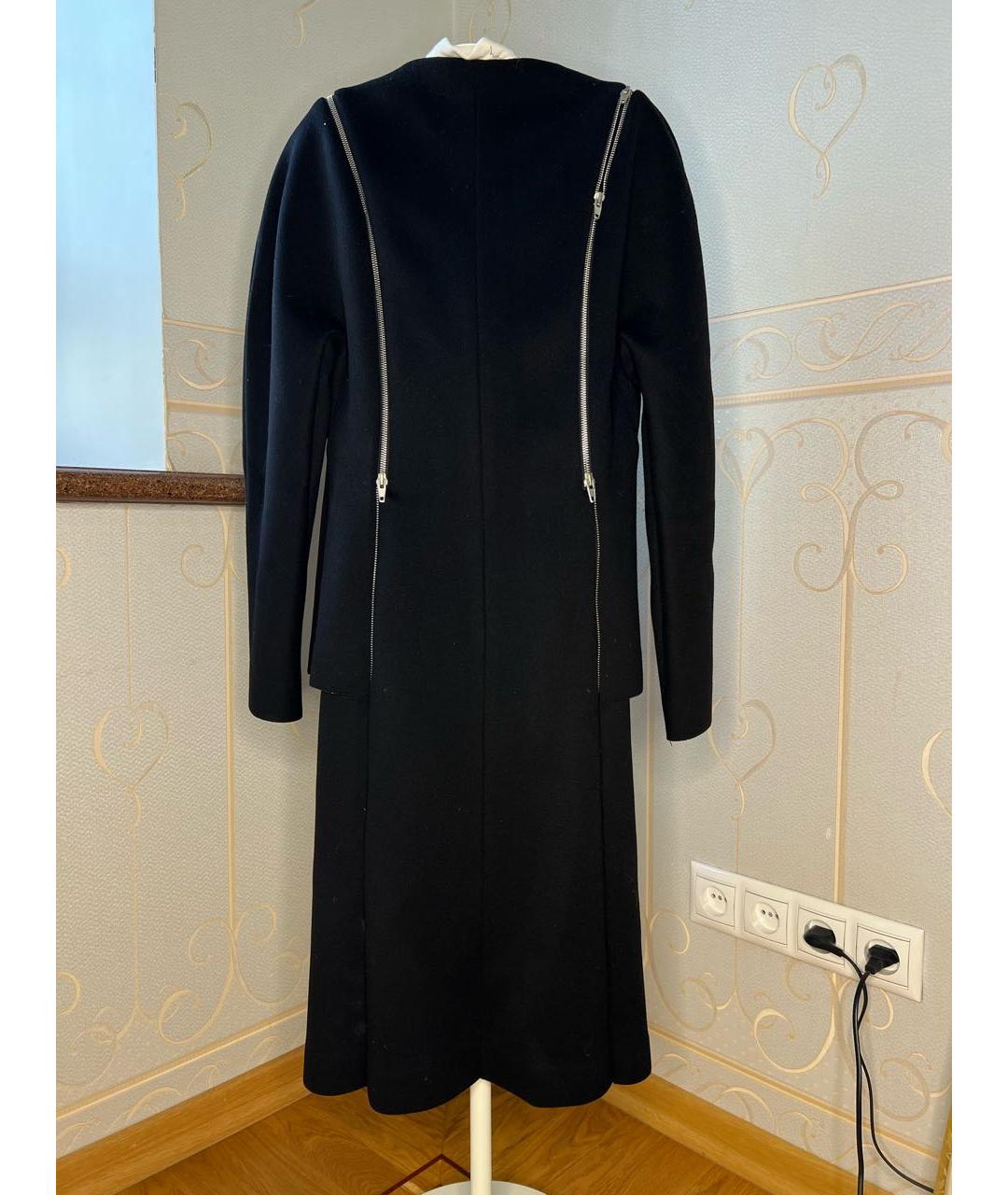 CELINE Черное шерстяное пальто, фото 2