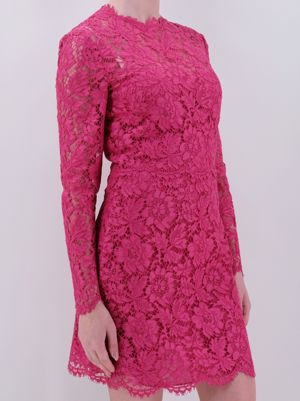 VALENTINO Розовое хлопковое повседневное платье, фото 2