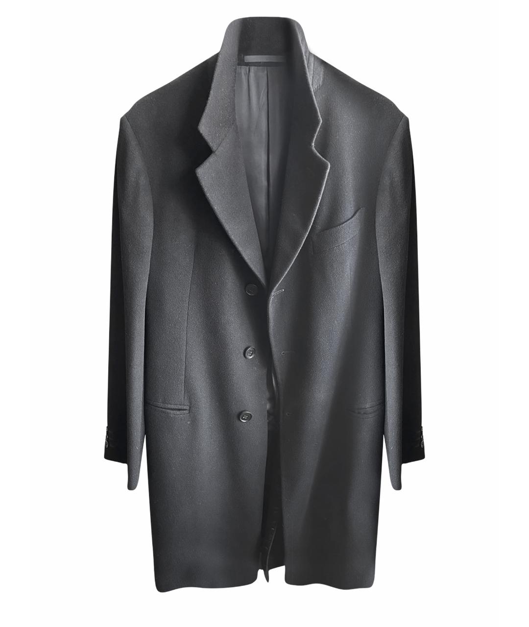 ARMANI COLLEZIONI Черное кашемировое пальто, фото 1