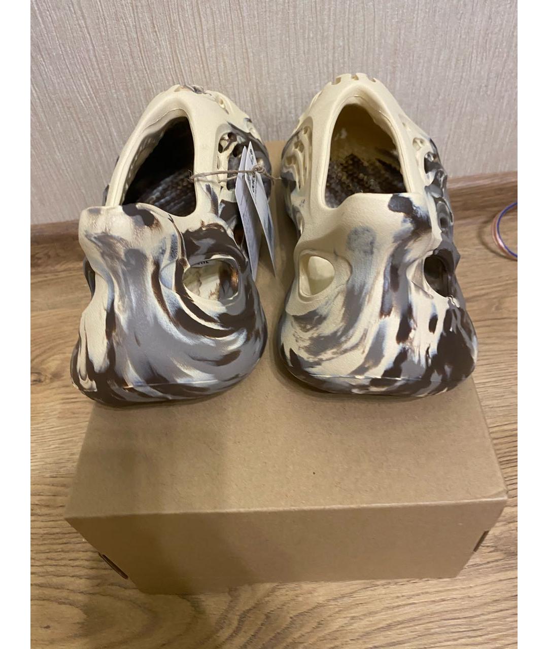 ADIDAS YEEZY Мульти резиновые сандалии, фото 4