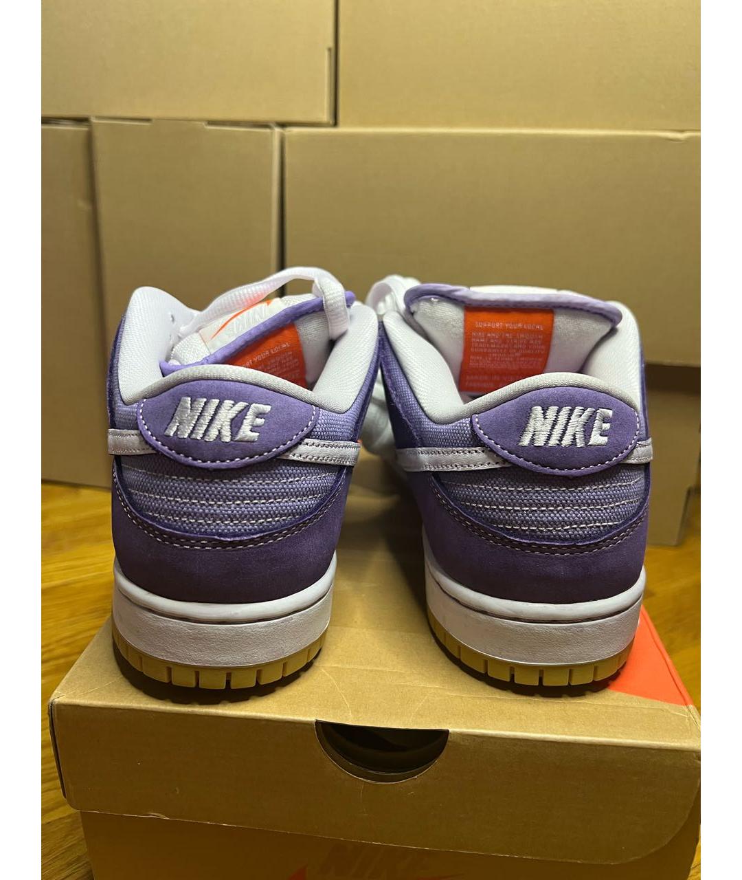 NIKE Фиолетовые низкие кроссовки / кеды, фото 4