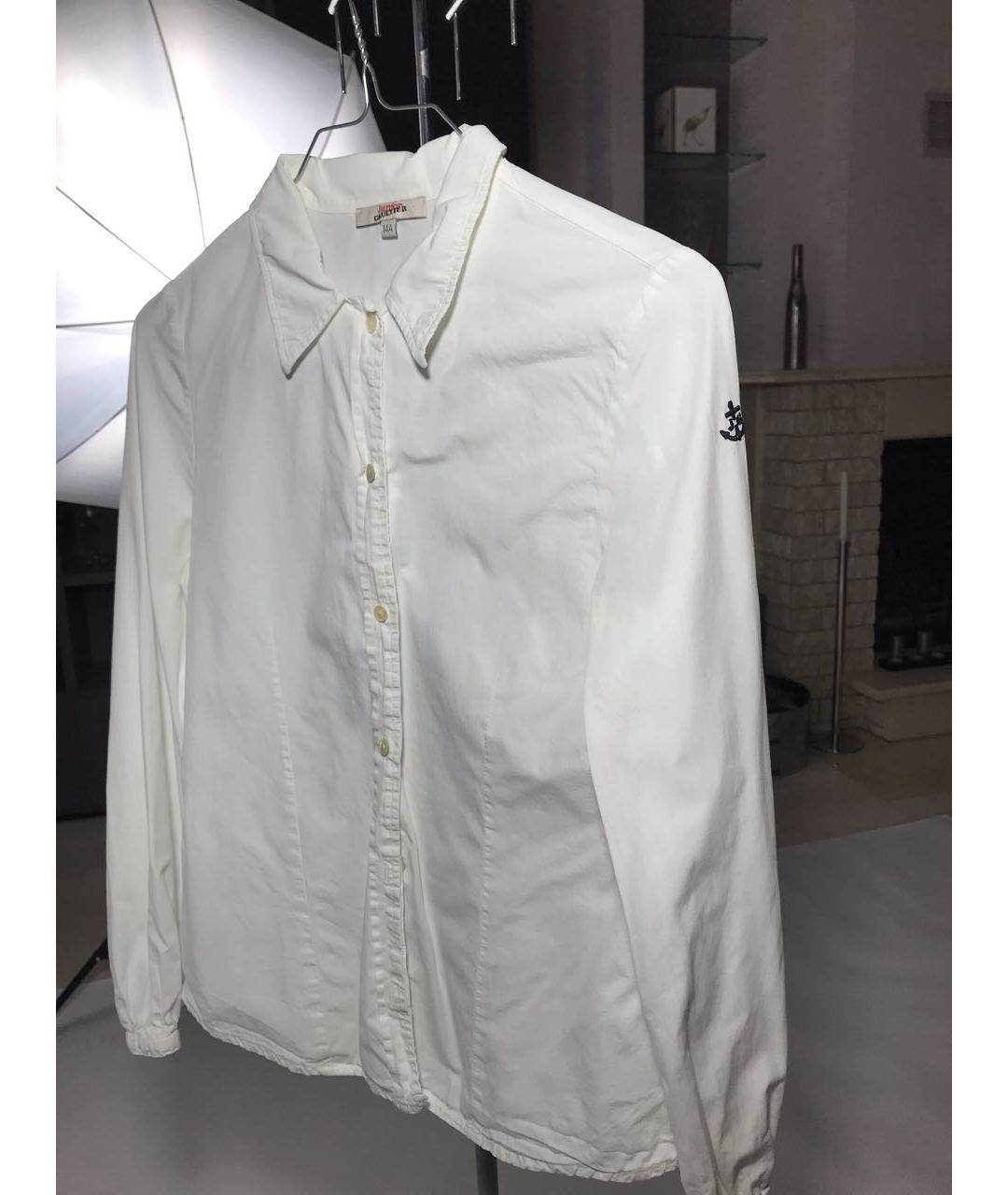 JEAN PAUL GAULTIER Белая хлопковая рубашка/блузка, фото 5