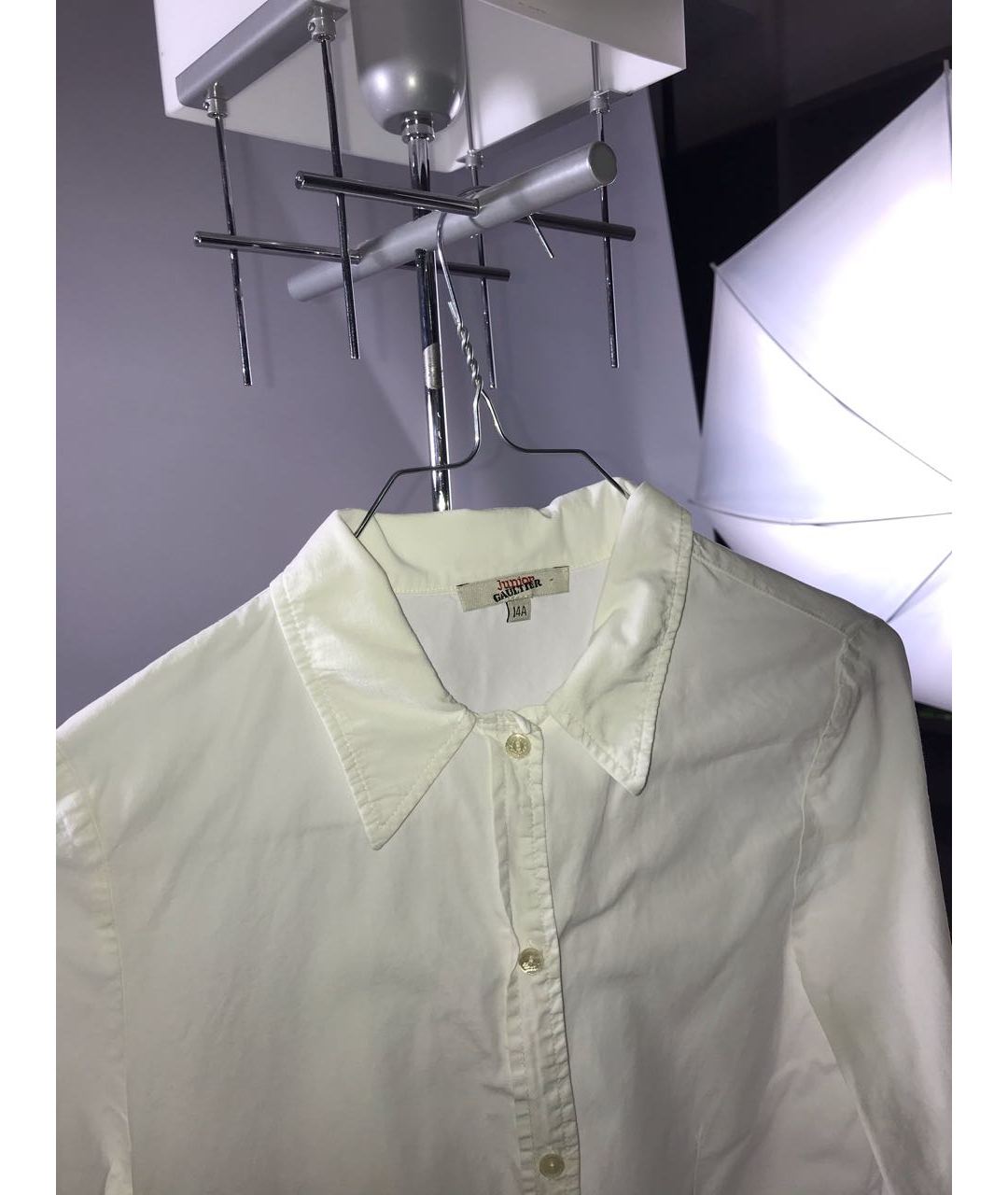 JEAN PAUL GAULTIER Белая хлопковая рубашка/блузка, фото 3
