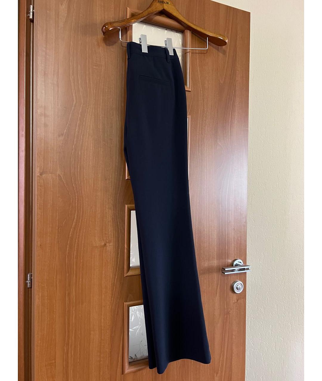 MARC CAIN Темно-синие полиэстеровые брюки узкие, фото 5