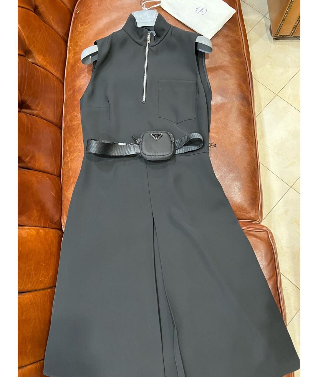 PRADA Черное повседневное платье, фото 3