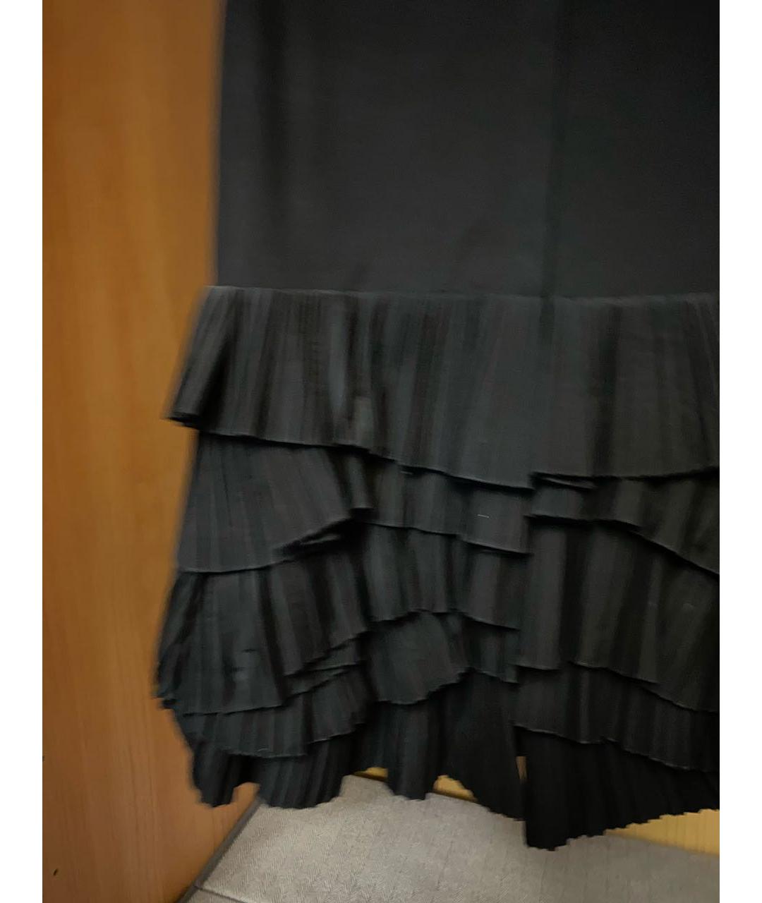 VIONNET Черное хлопковое коктейльное платье, фото 4