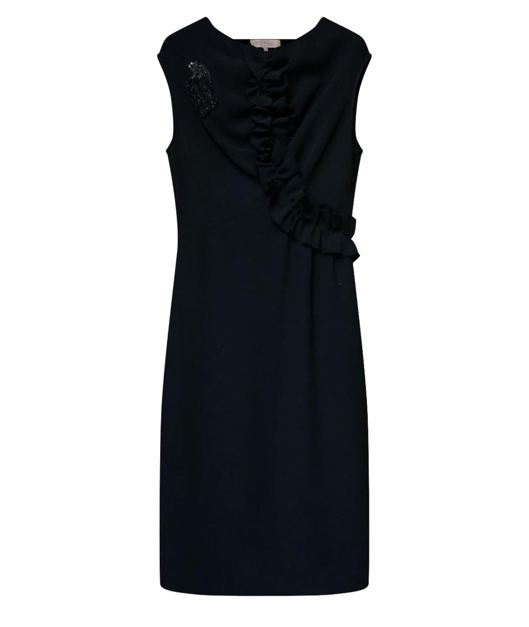 DICE KAYEK Черное полиэстеровое повседневное платье, фото 1