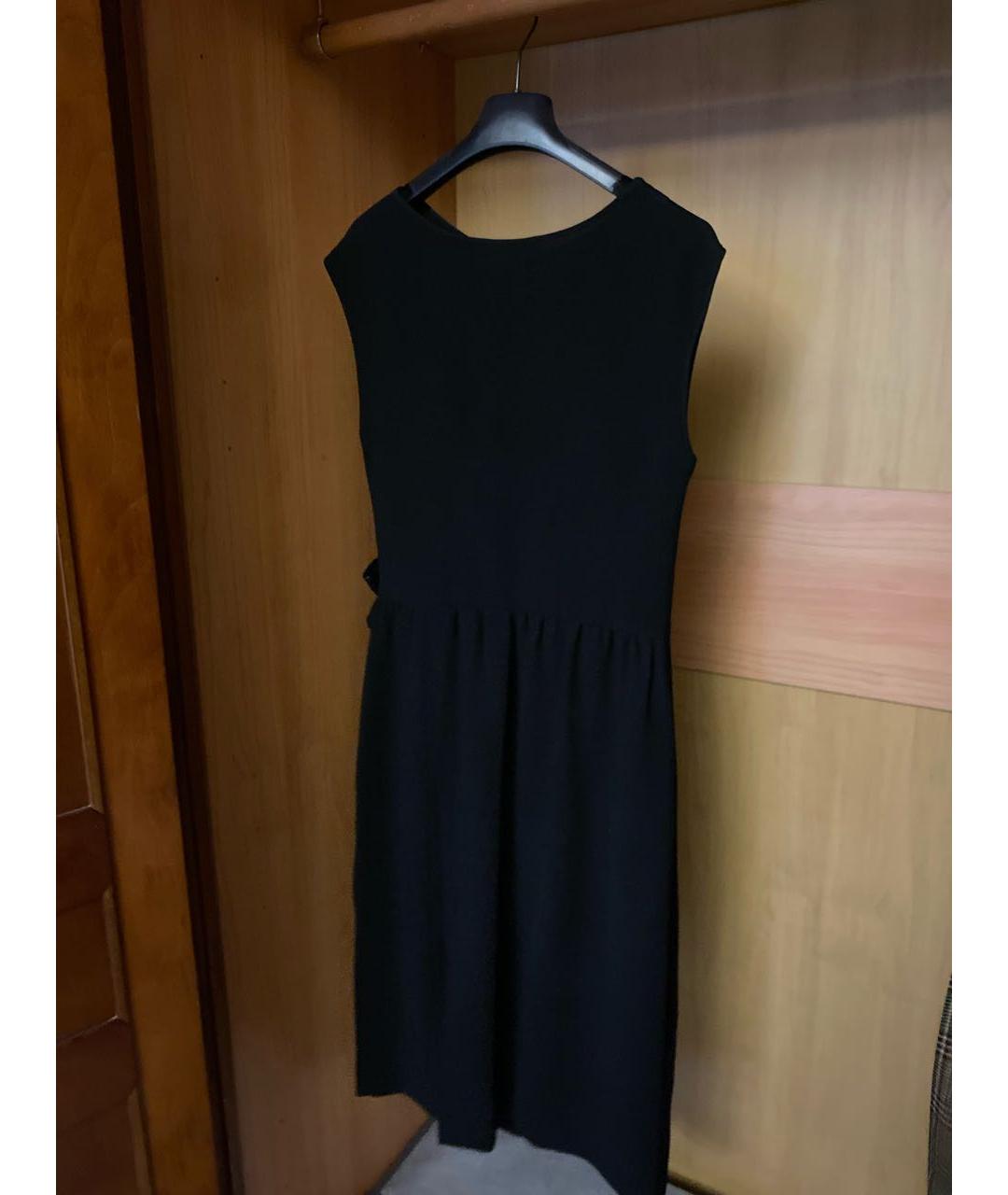 DICE KAYEK Черное полиэстеровое повседневное платье, фото 2