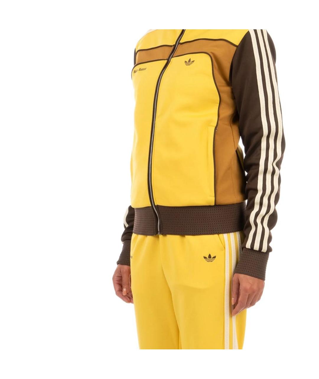 ADIDAS Желтый вискозный костюм с брюками, фото 4