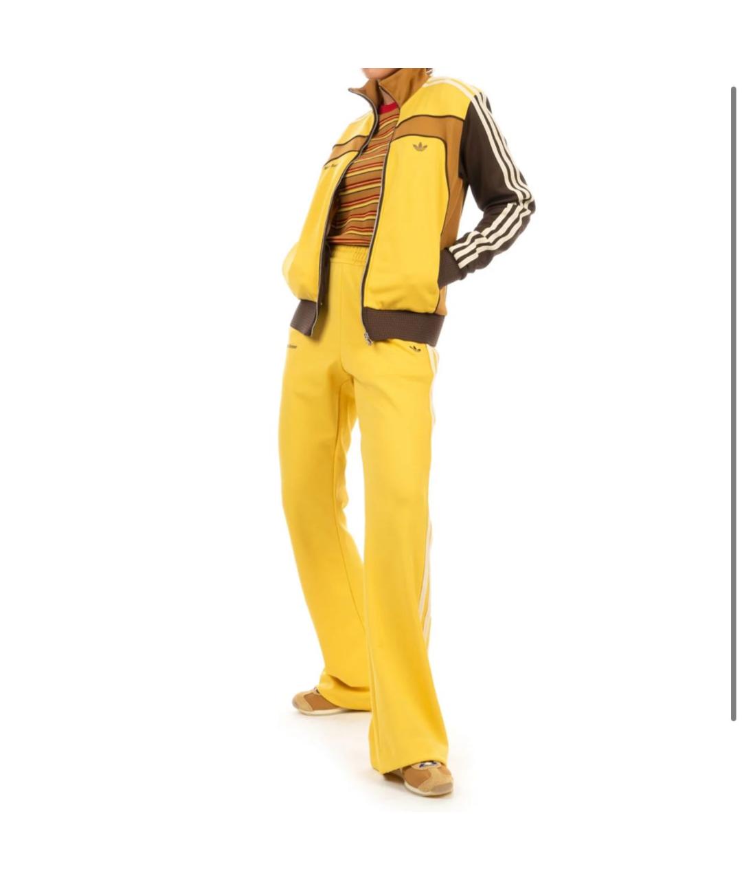 ADIDAS Желтый вискозный костюм с брюками, фото 1