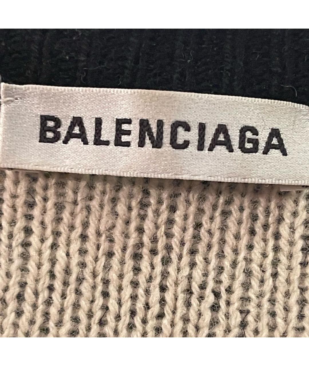 BALENCIAGA Черный шерстяной джемпер / свитер, фото 6