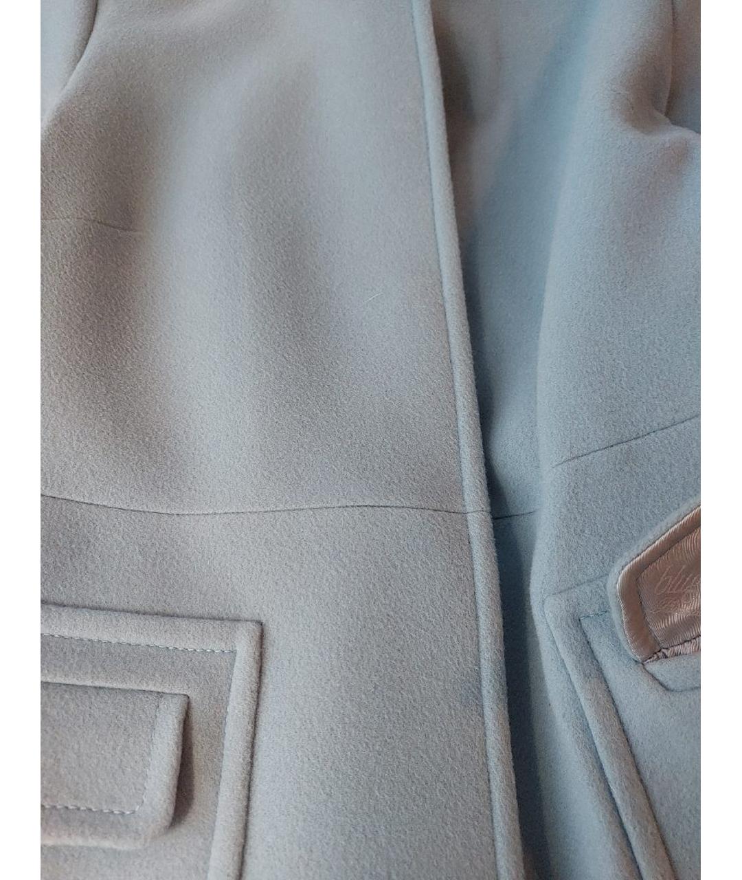 BLUGIRL Голубое шерстяное пальто, фото 8