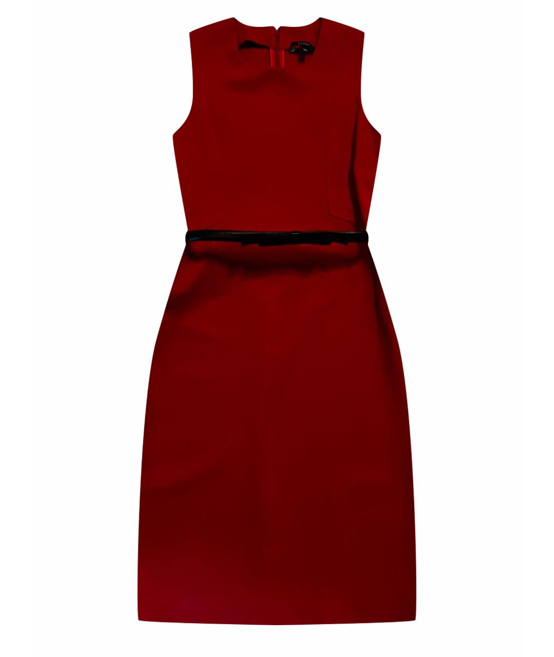 GUCCI Красное вискозное повседневное платье, фото 1