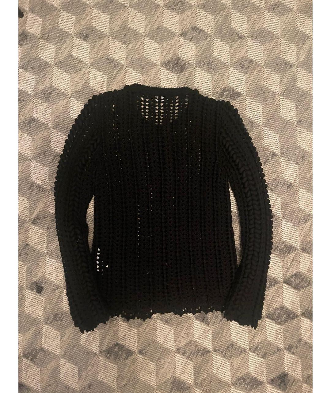 DOLCE&GABBANA Черный шерстяной джемпер / свитер, фото 4