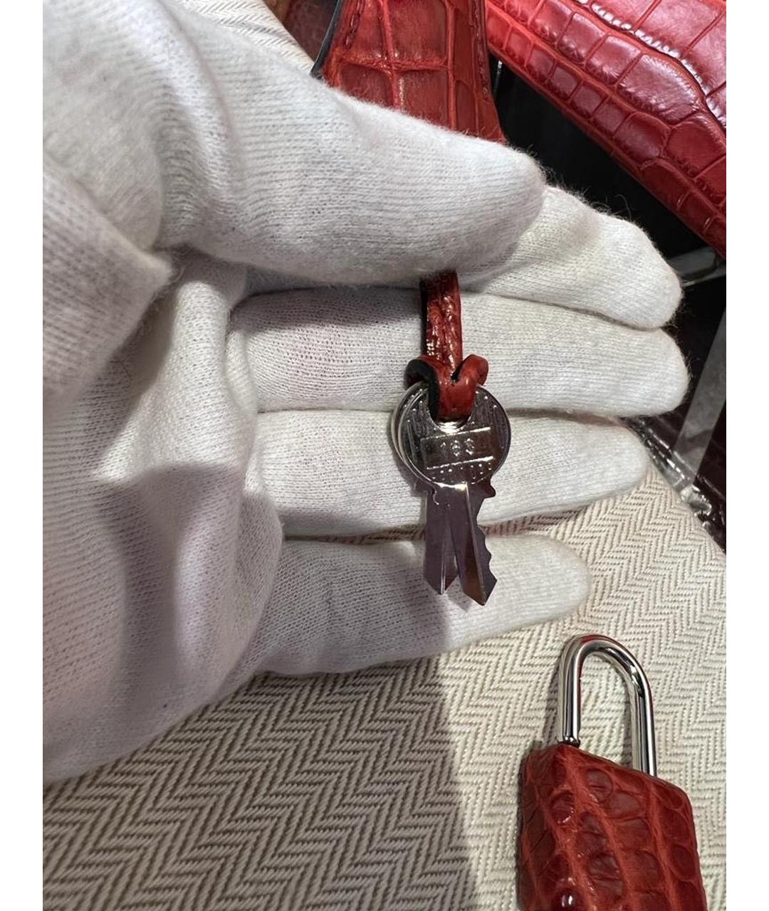 HERMES Сумка тоут из экзотической кожи, фото 6