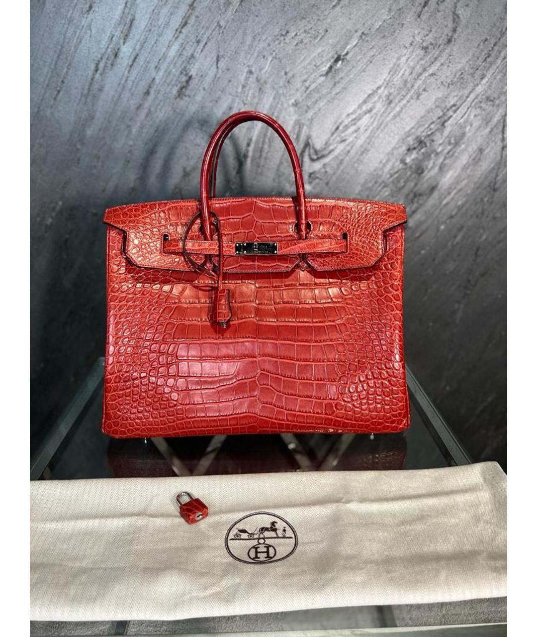 HERMES Сумка тоут из экзотической кожи, фото 9