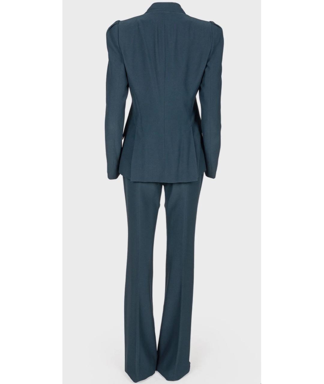 ALEXANDER MCQUEEN Зеленый вечерний костюм, фото 4