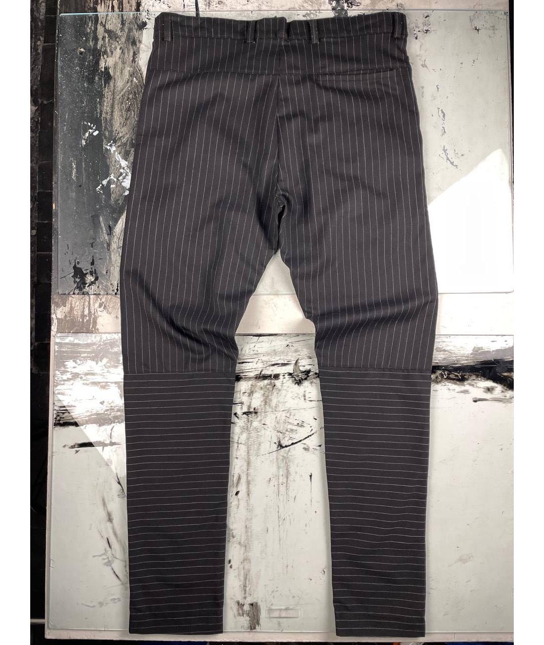 REPRESENT Черные шерстяные брюки чинос, фото 2