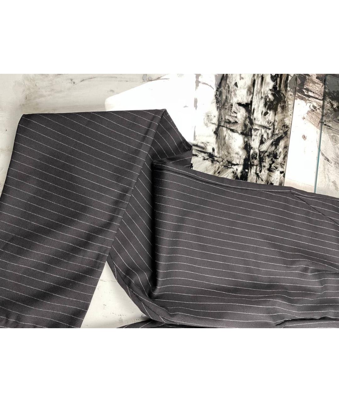REPRESENT Черные шерстяные брюки чинос, фото 4