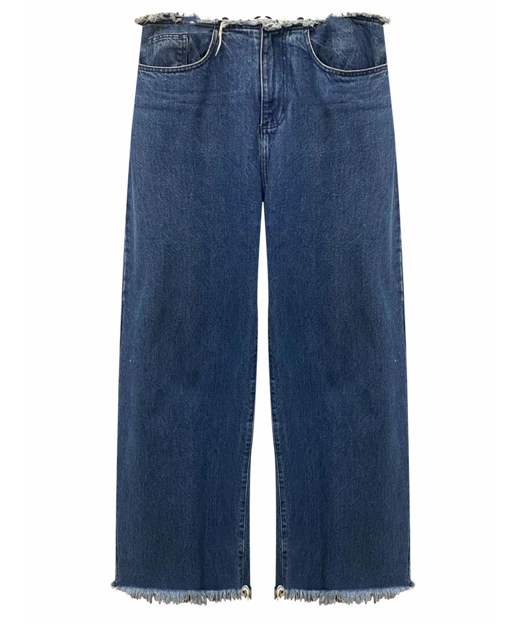 MARQUES' ALMEIDA Синие хлопковые джинсы клеш, фото 1