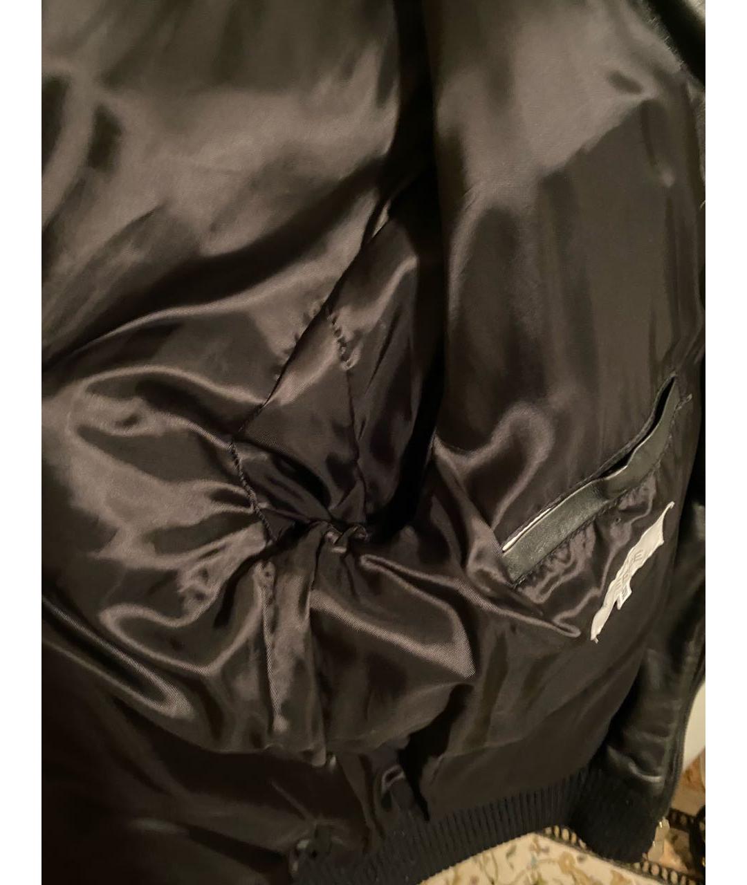 GIANFRANCO FERRE Черная кожаная куртка, фото 8