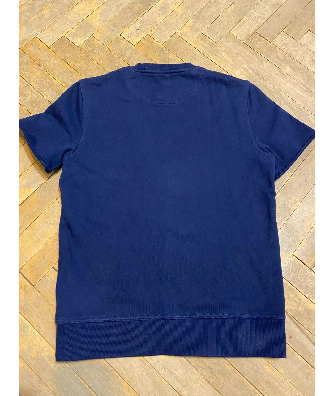 MICHAEL KORS Темно-синяя хлопковая футболка, фото 2