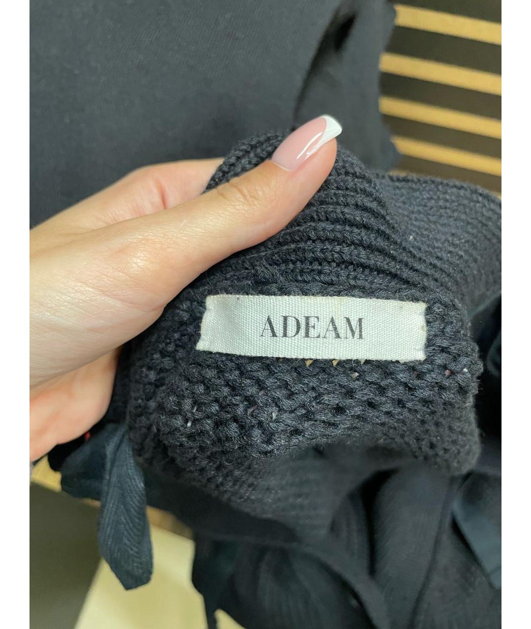 ADEAM Черный хлопковый джемпер / свитер, фото 6