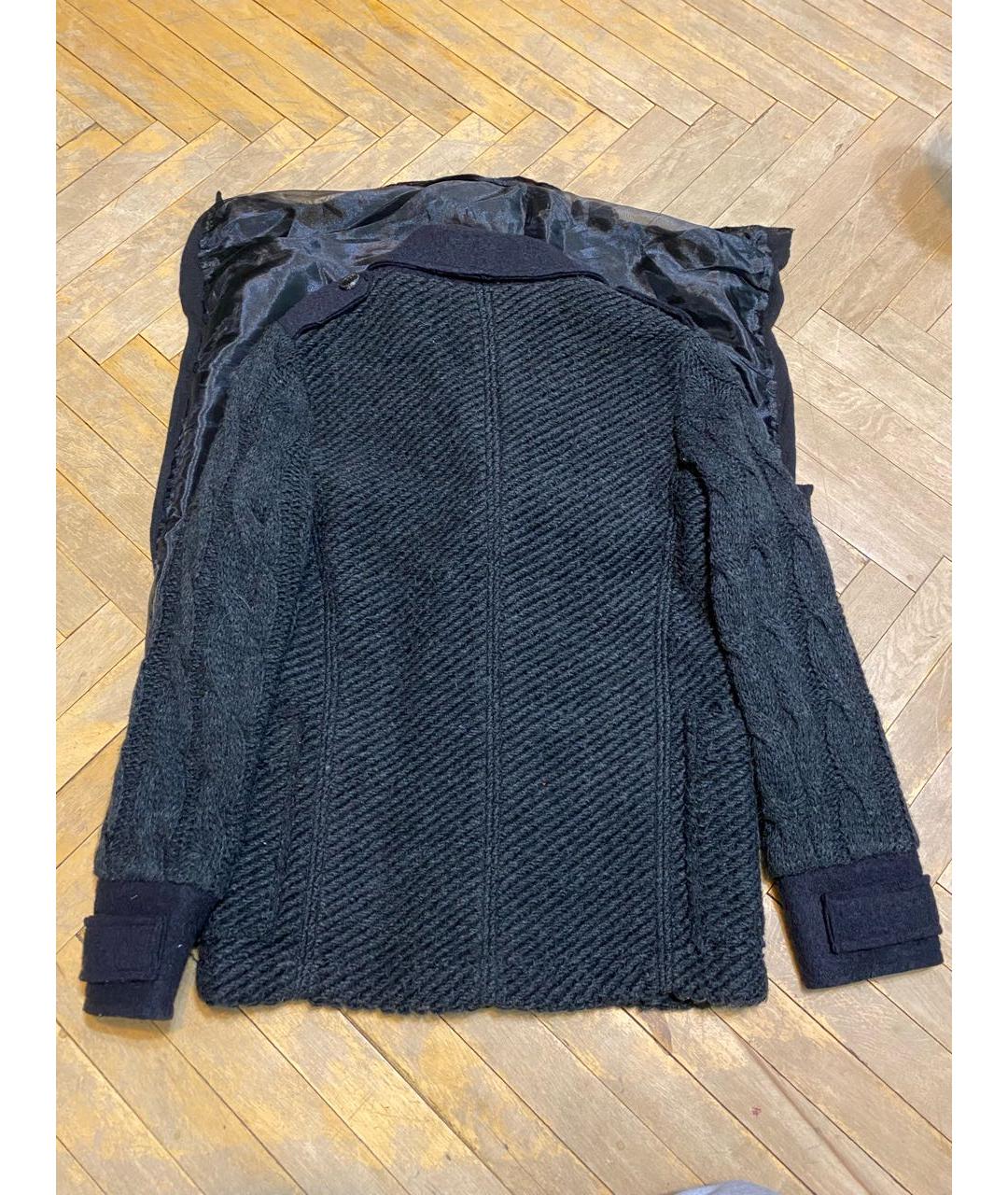 DANIELE FIESOLI Антрацитовый шерстяной пиджак, фото 2