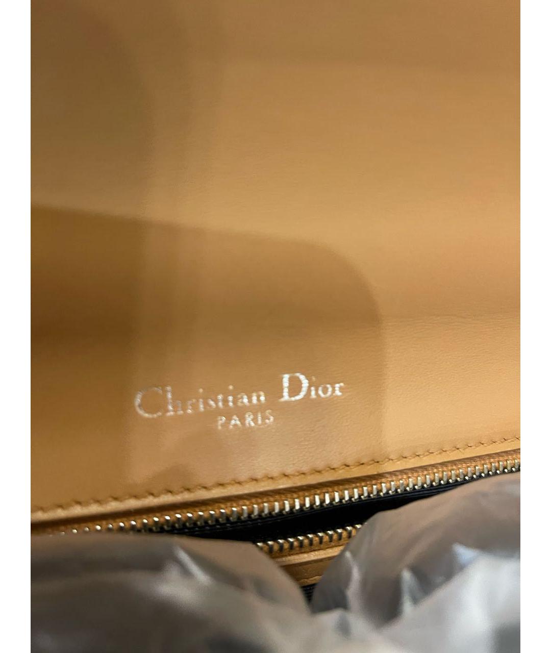 CHRISTIAN DIOR Кожаная сумка тоут, фото 4