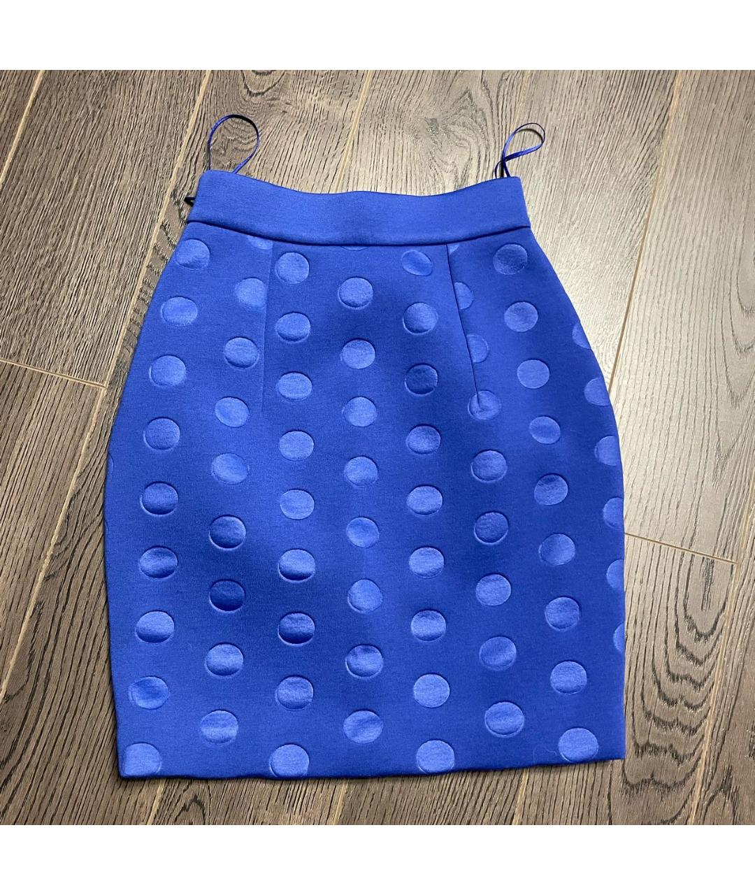STELLA MCCARTNEY Синяя юбка мини, фото 9
