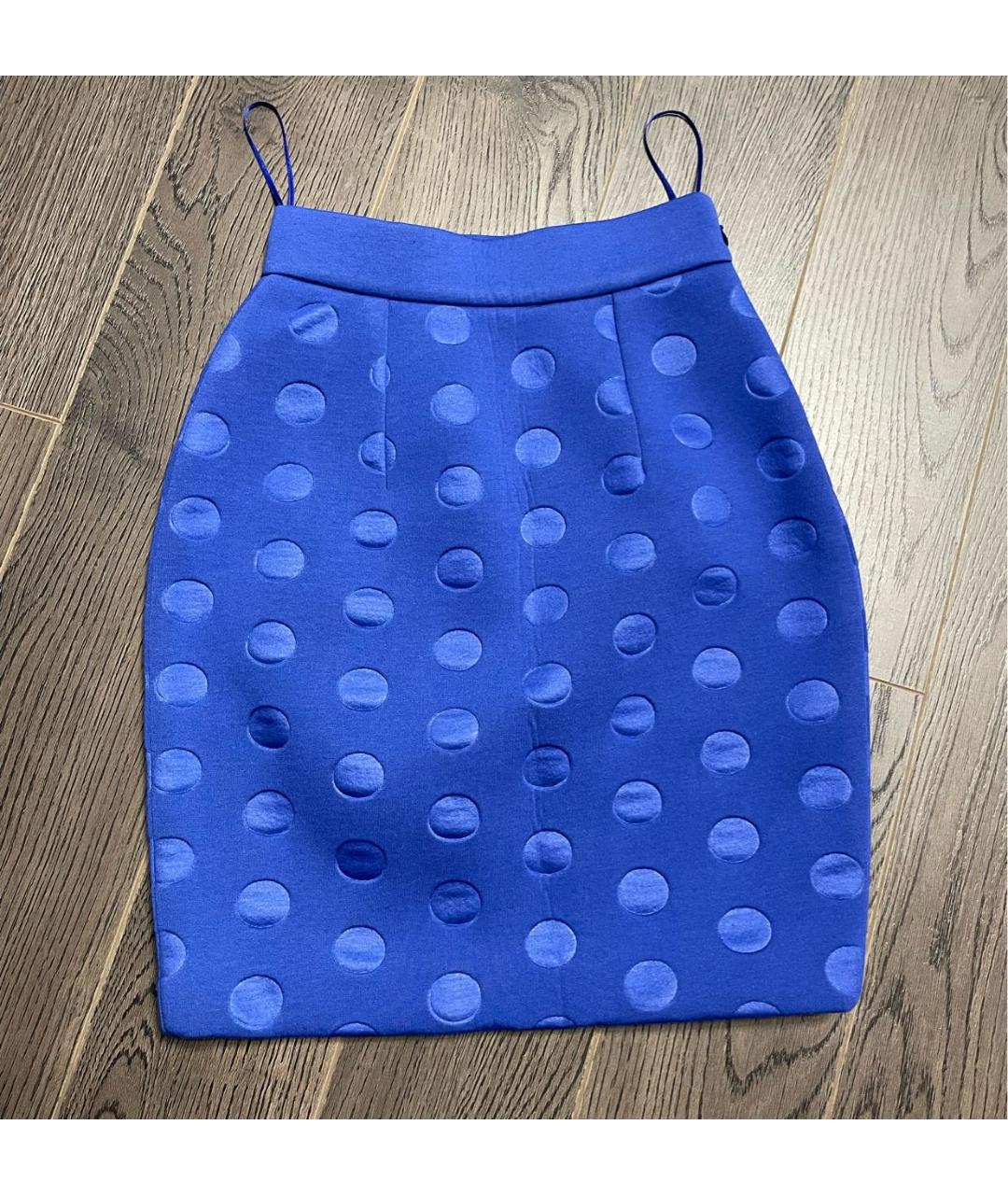 STELLA MCCARTNEY Синяя юбка мини, фото 2