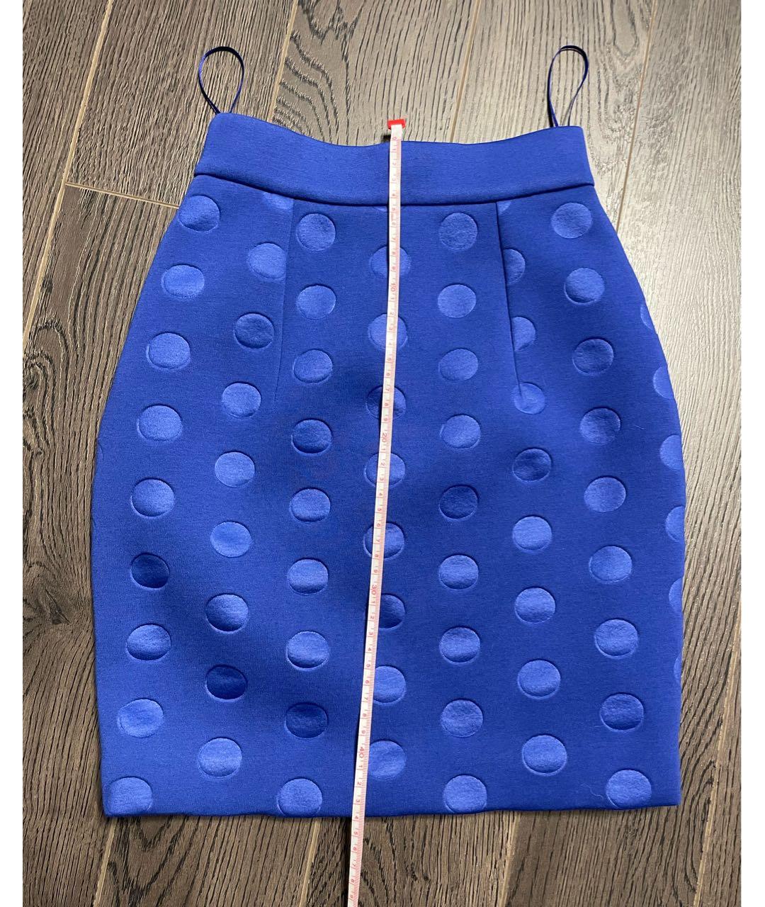 STELLA MCCARTNEY Синяя юбка мини, фото 7