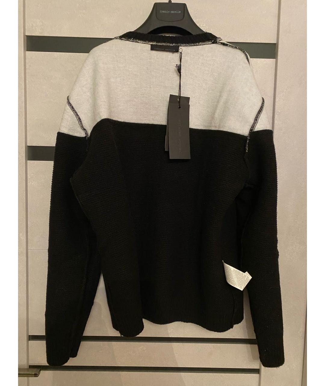 FRANKIE MORELLO Черный шерстяной джемпер / свитер, фото 3