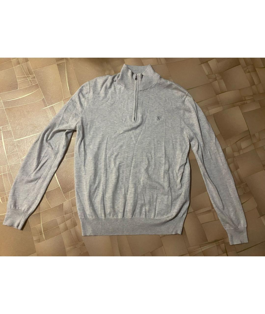 HACKETT Серый хлопковый джемпер / свитер, фото 8