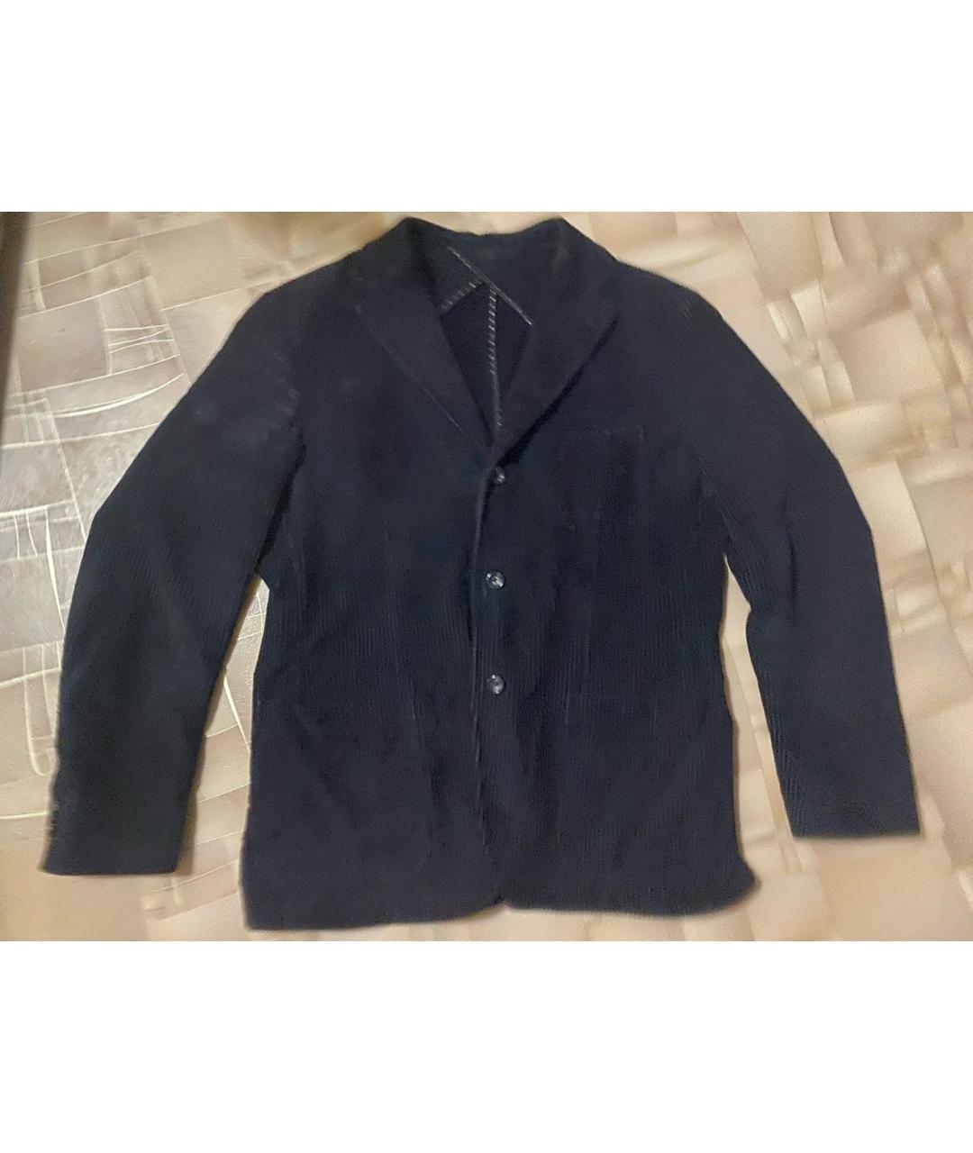 PAL ZILERI Черный хлопко-эластановый пиджак, фото 7
