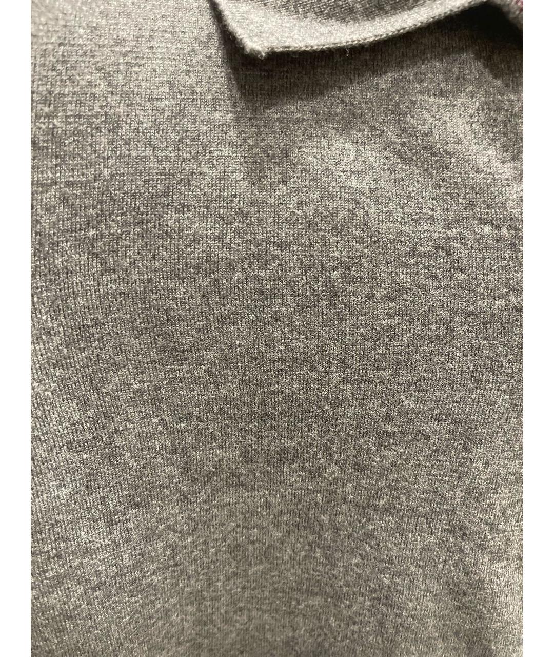 BRIONI Серый вискозный джемпер / свитер, фото 4